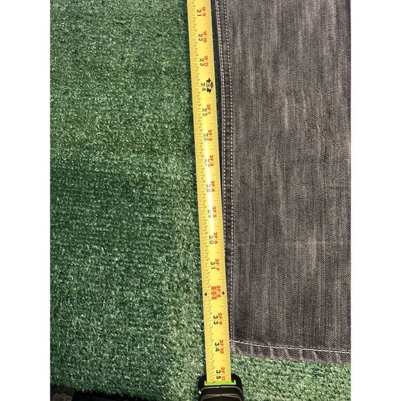 VTG Y2K Avirex Jeans Mens 34x32 Baggy Wide Leg - Picture 7 of 9